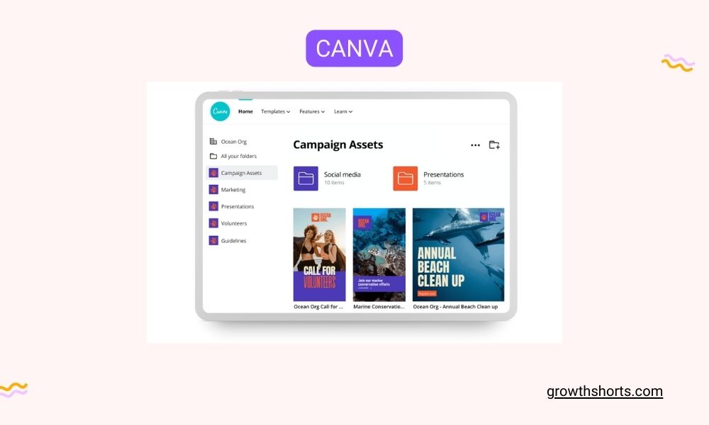 Canva - Growth Hacking Tools For Designs & Creatives