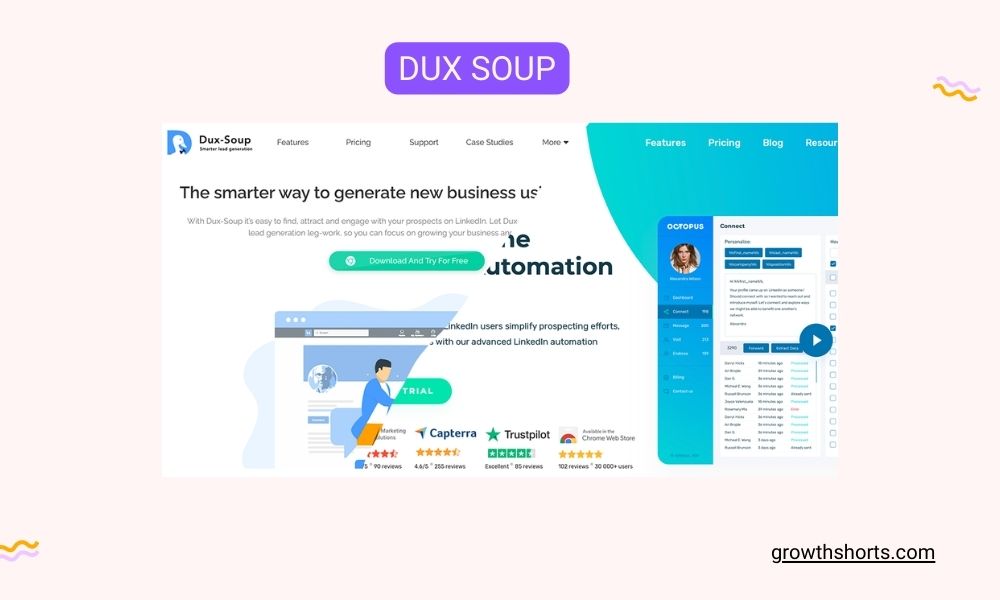 Dux Soup- Growth Hacking Tools For Social Media