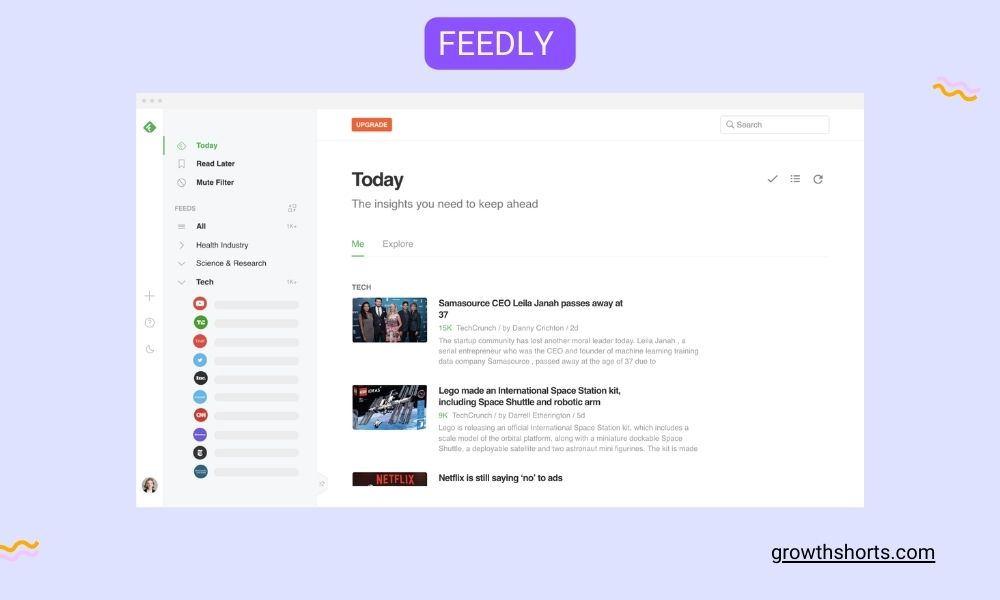 Feedly - Social media scheduling tools