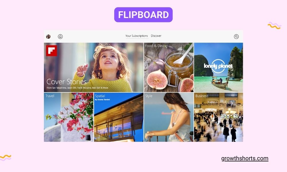 Flipboard- Social media automation tools