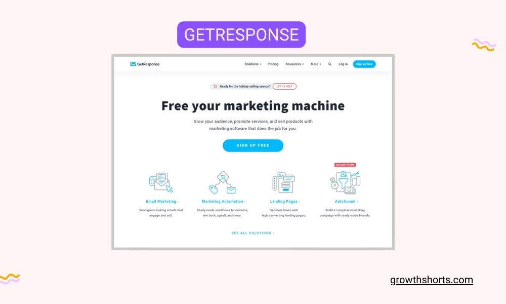 GetResponse- Growth Hacking Tools For Email Marketing