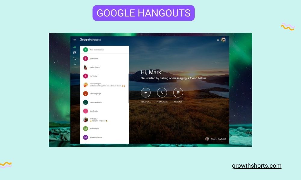 Google Hangouts- Webinar Software