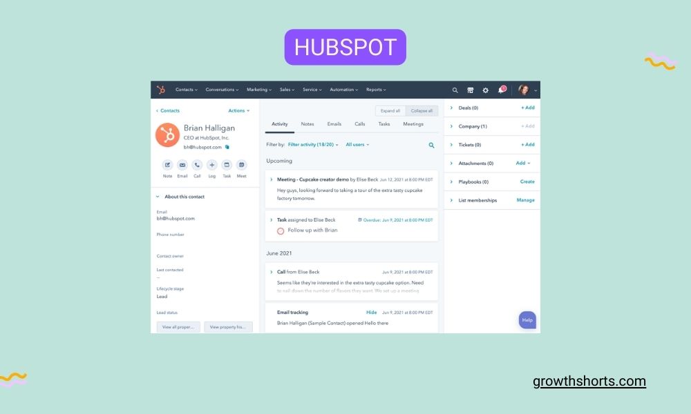 HubSpot - Social media analytics tools