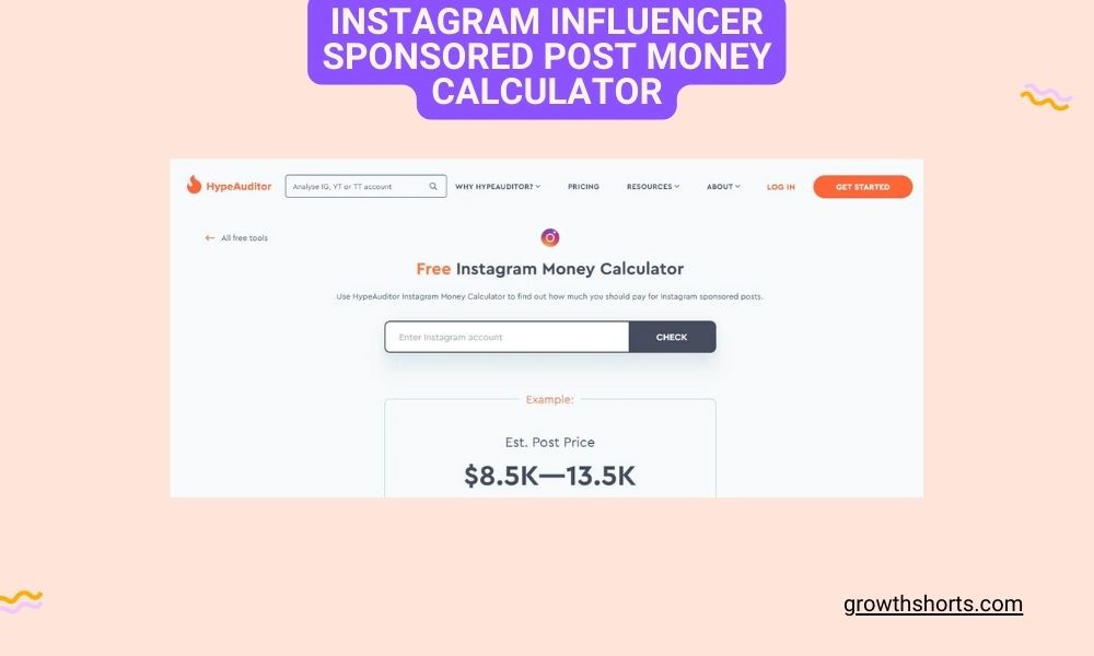 Instagram Influencer Sponsored Post Money Calculator - Instagram Influencer Sponsored Post Money Calculator