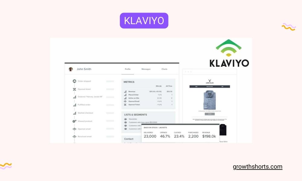 Klaviyo- Growth Hacking Tools For Email Marketing