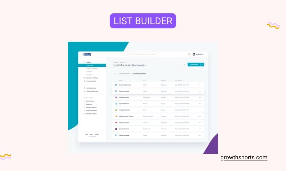 List Builder - Others Growth Hacking Tools