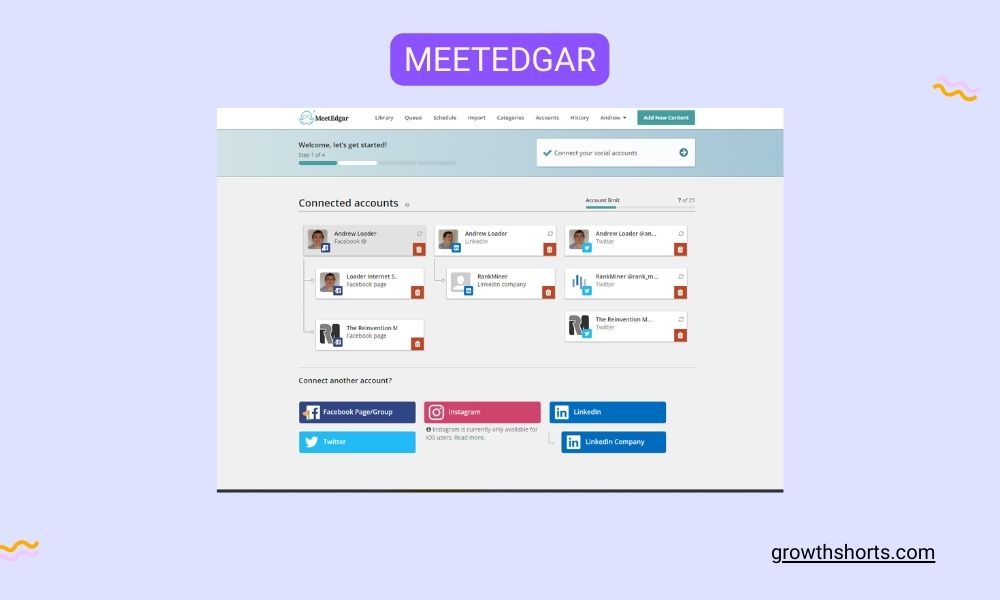 MeetEdgar- Social media scheduling tools