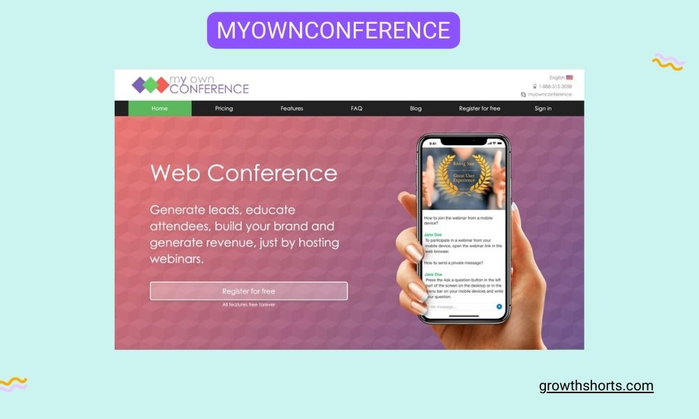 MyOwnConference - Webinar Software
