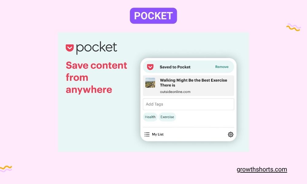 Pocket- Social media automation tools