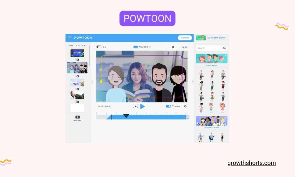 Powtoon - Growth Hacking Tools For Designs & Creatives