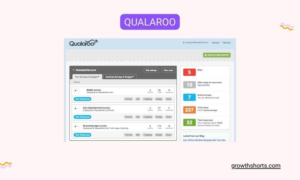Qualaroo - Others Growth Hacking Tools