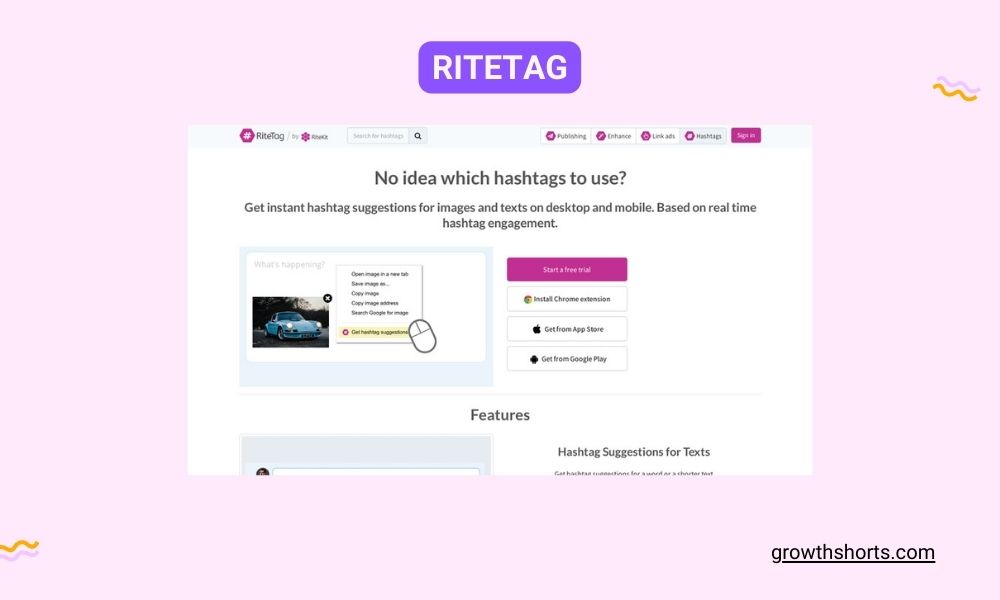 RiteTag - Twitter marketing tools