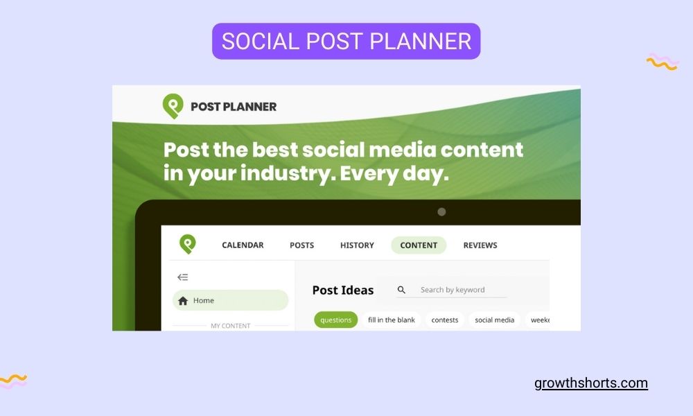 Social Post Planner - Social media scheduling tools