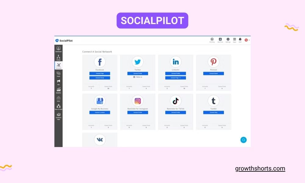 SocialPilot - Social media automation tools