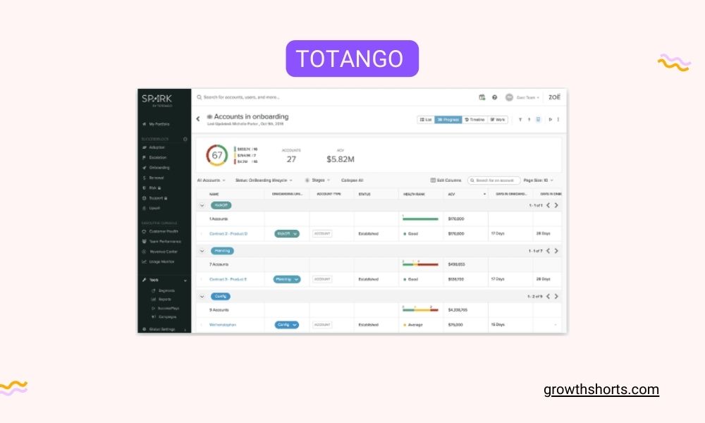 Totango - Others Growth Hacking Tools