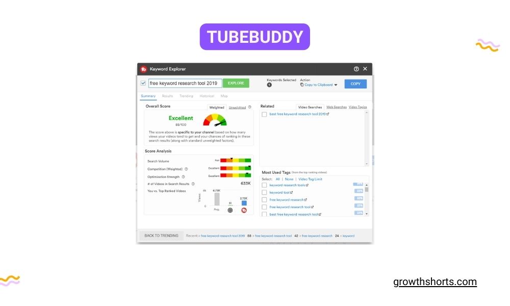 TubeBuddy- Youtube Marketing tools