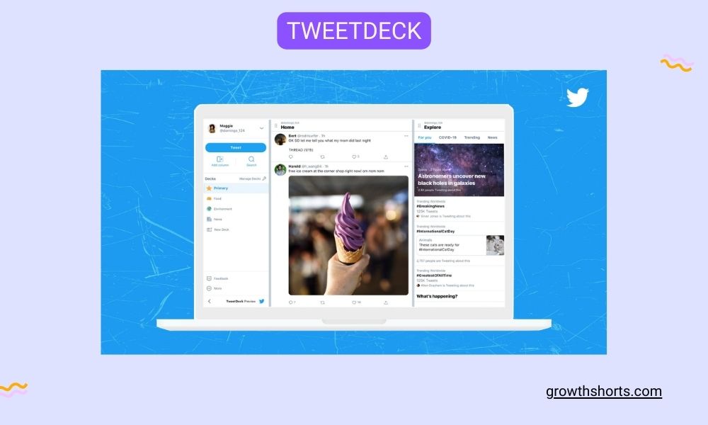 Tweetdeck- Social media scheduling tools