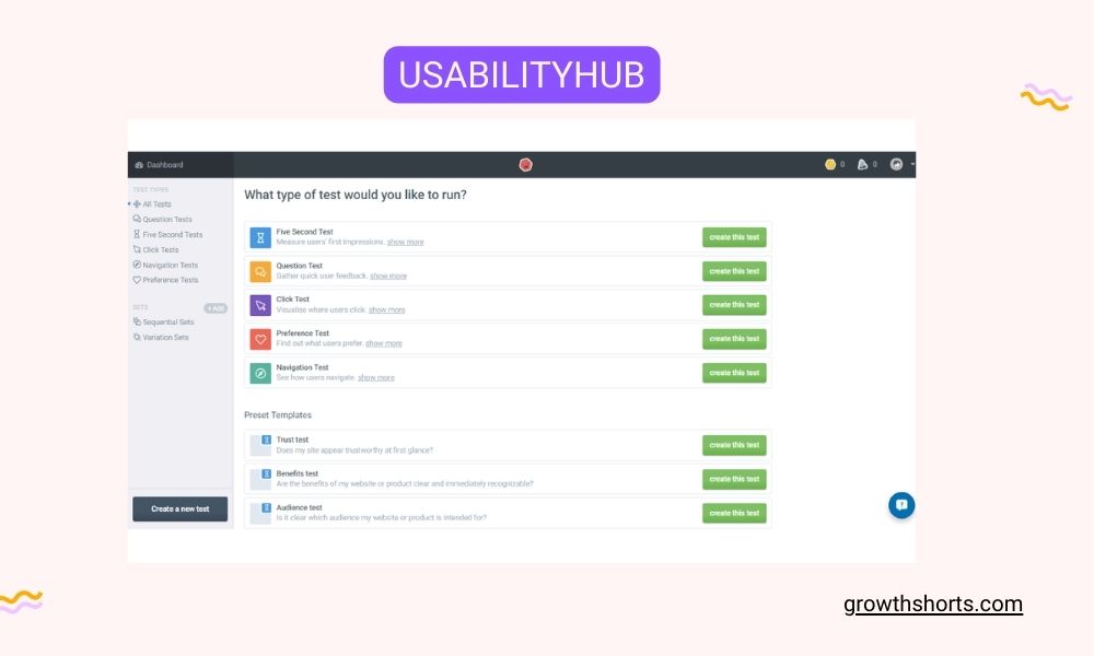 UsabilityHub- Growth Hacking Tool