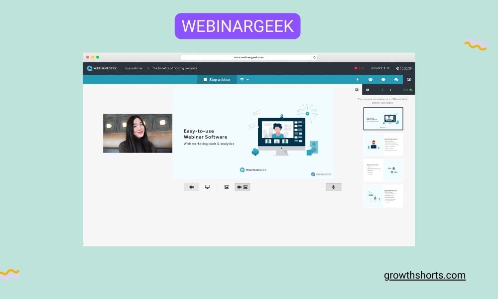 WebinarGeek- Webinar Software